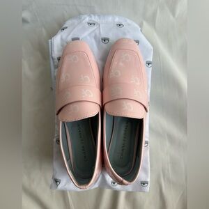 Chiara Ferragni Light Pink Loafers Size 7